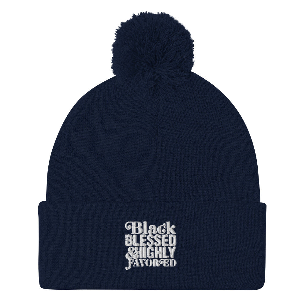 Blessed Pom-Pom Beanie – Epic Quality Creations