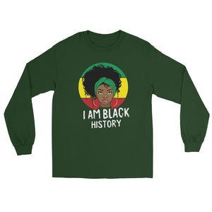 I am Black History Men’s Long Sleeve Shirt