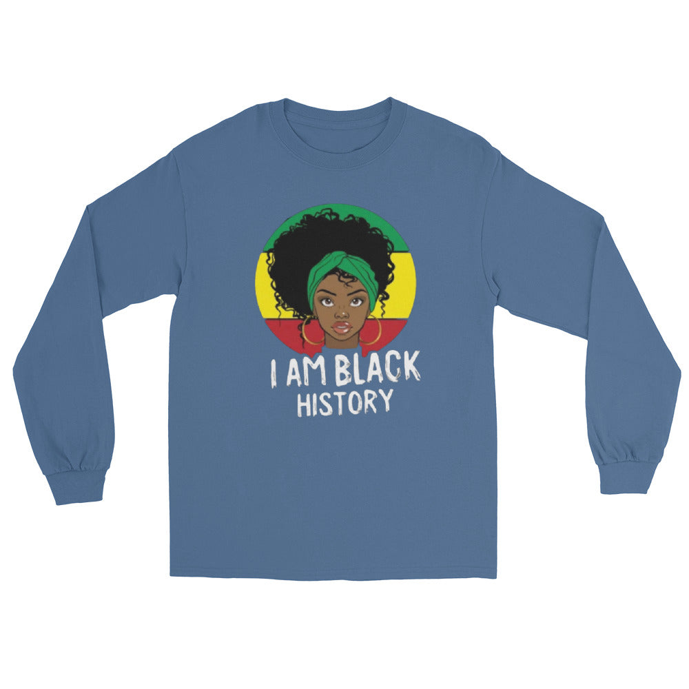 I am Black History Men’s Long Sleeve Shirt