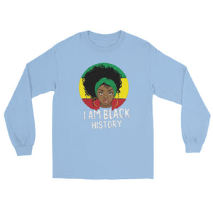 I am Black History Men’s Long Sleeve Shirt