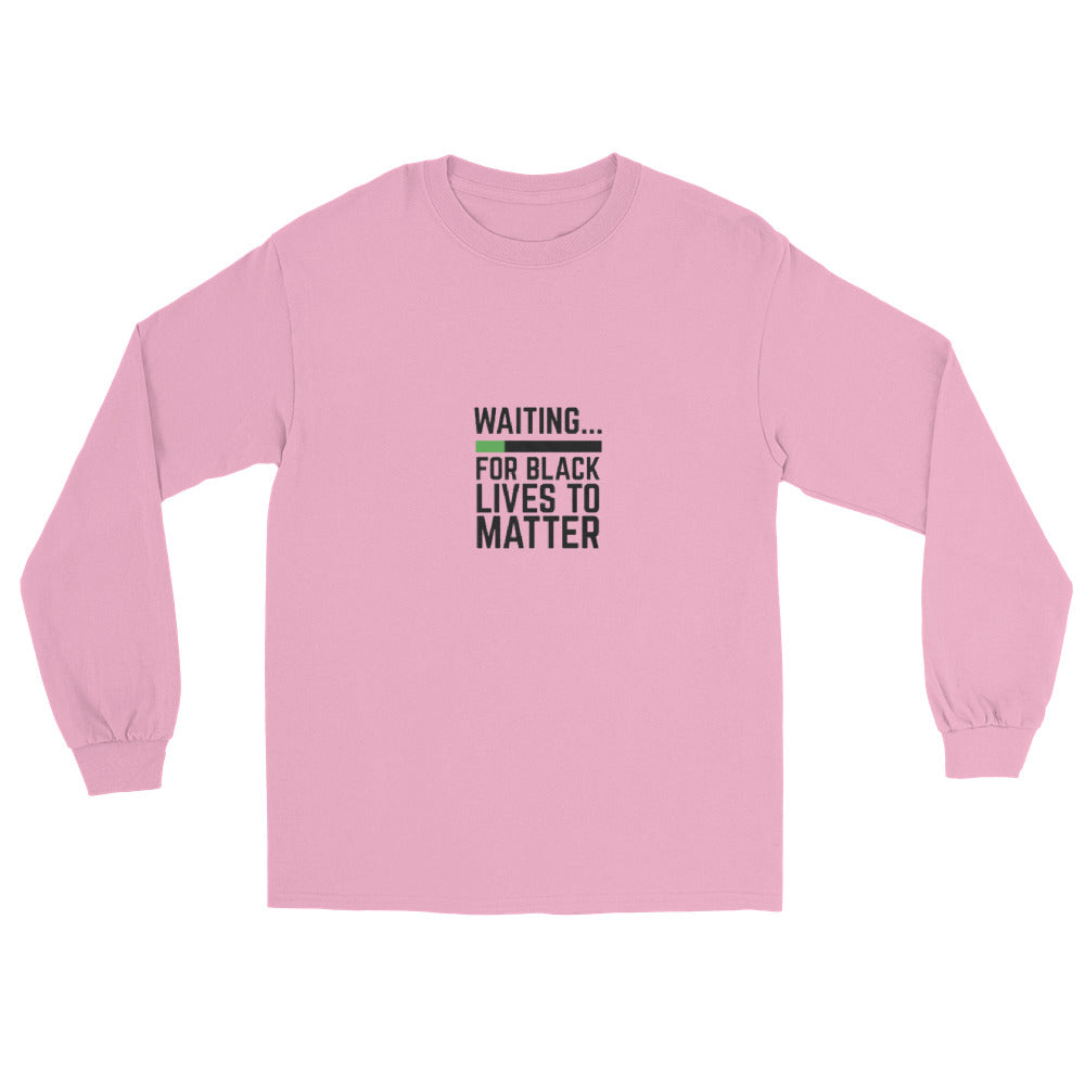 Waiting BLM Men’s Long Sleeve Shirt