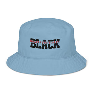 Blackk Organic bucket hat