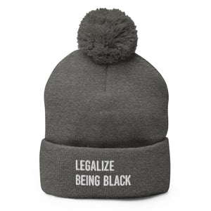 Legalize Being Black Pom-Pom Beanie