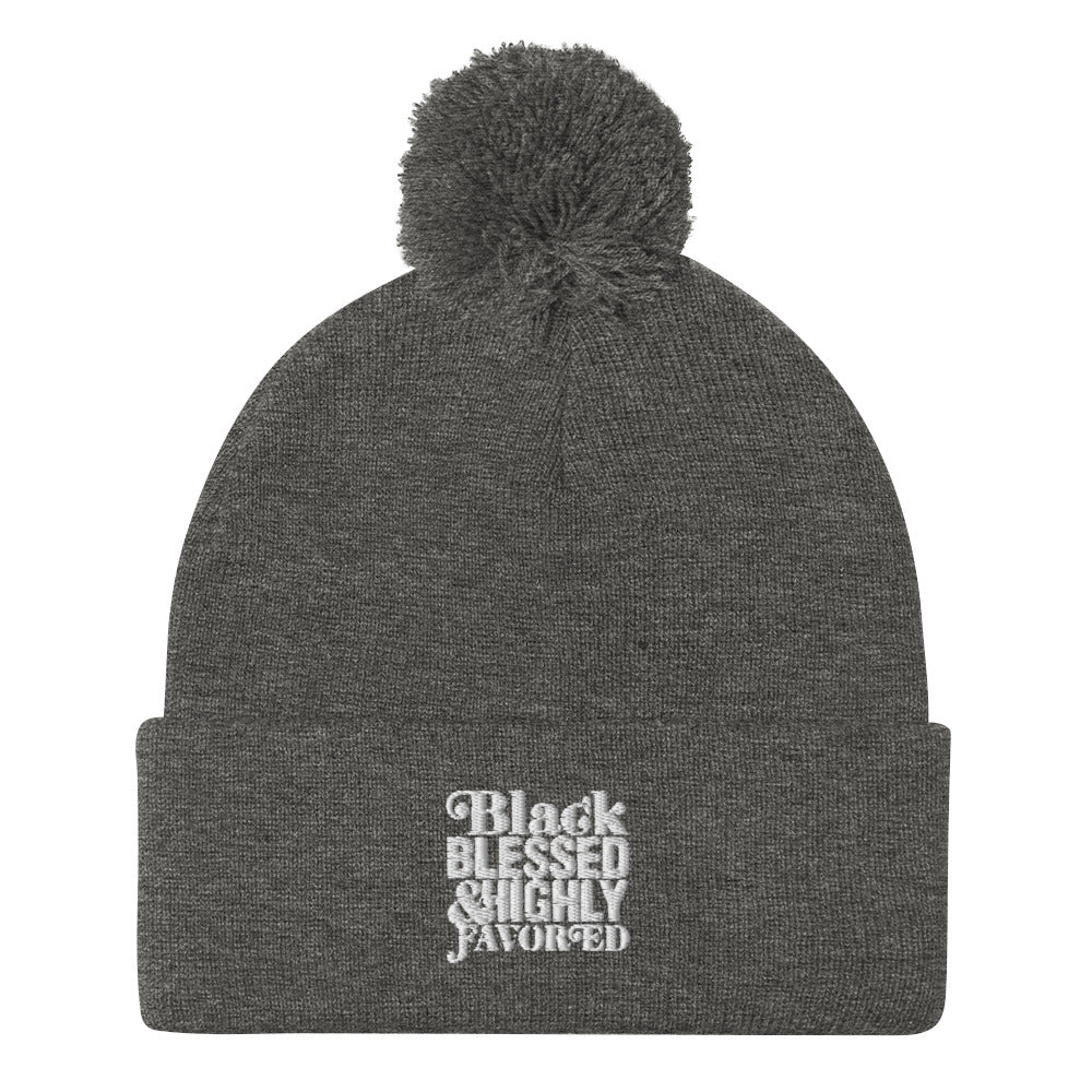 Blessed Pom-Pom Beanie