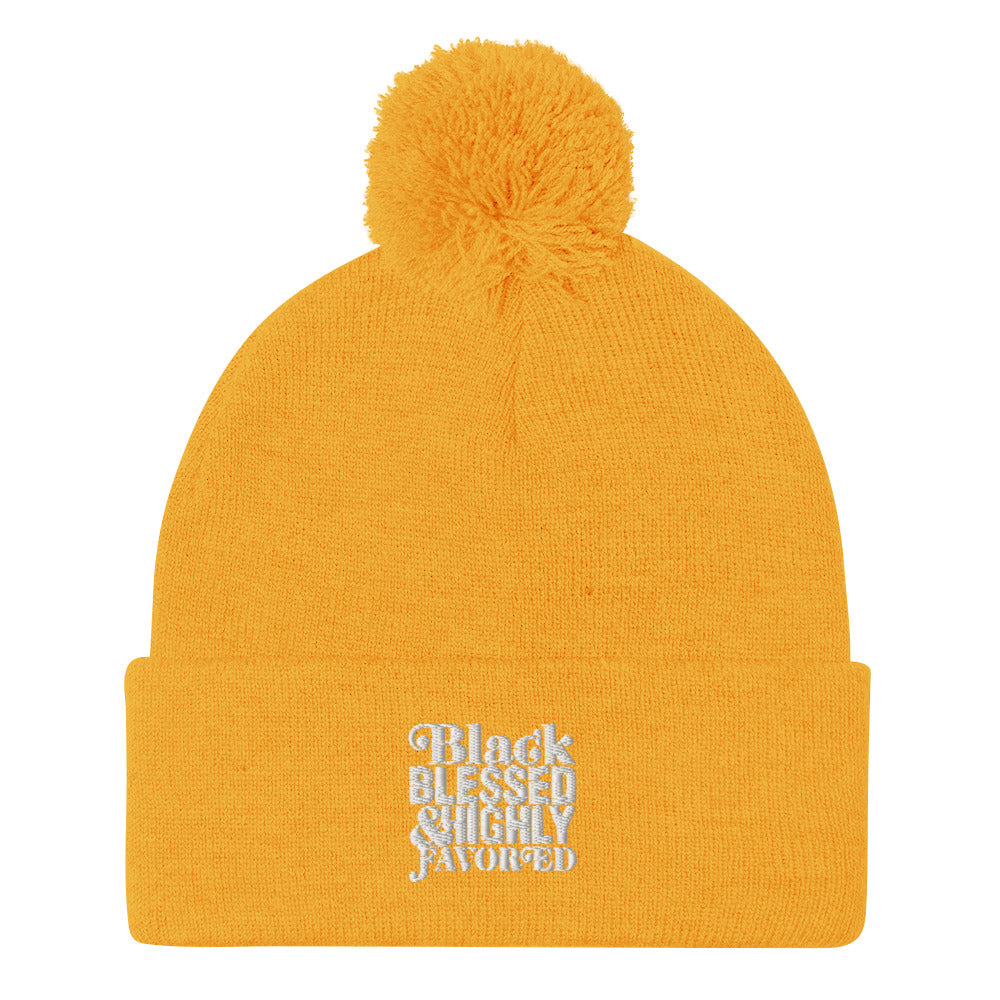 Blessed Pom-Pom Beanie