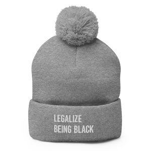Legalize Being Black Pom-Pom Beanie