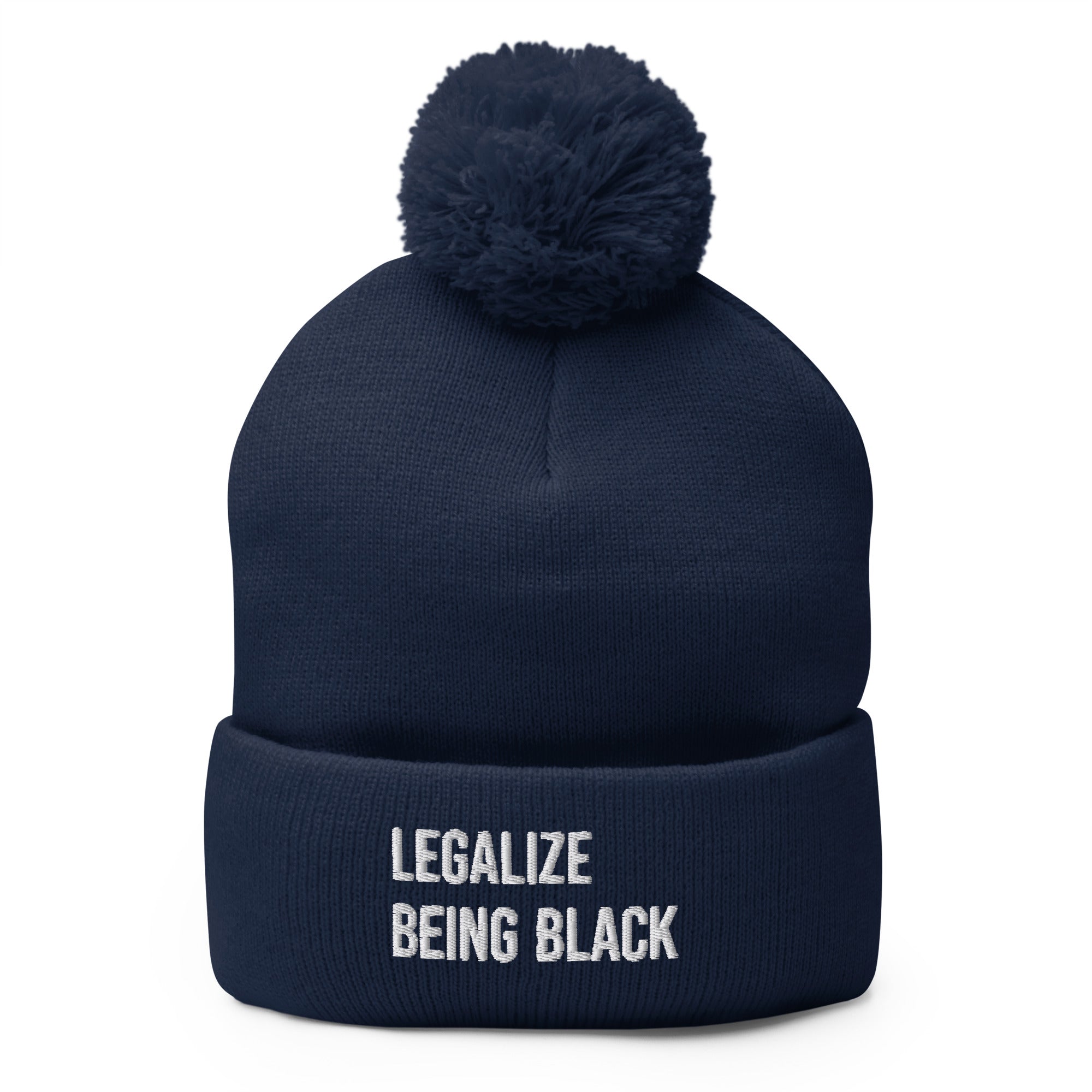 Legalize Being Black Pom-Pom Beanie