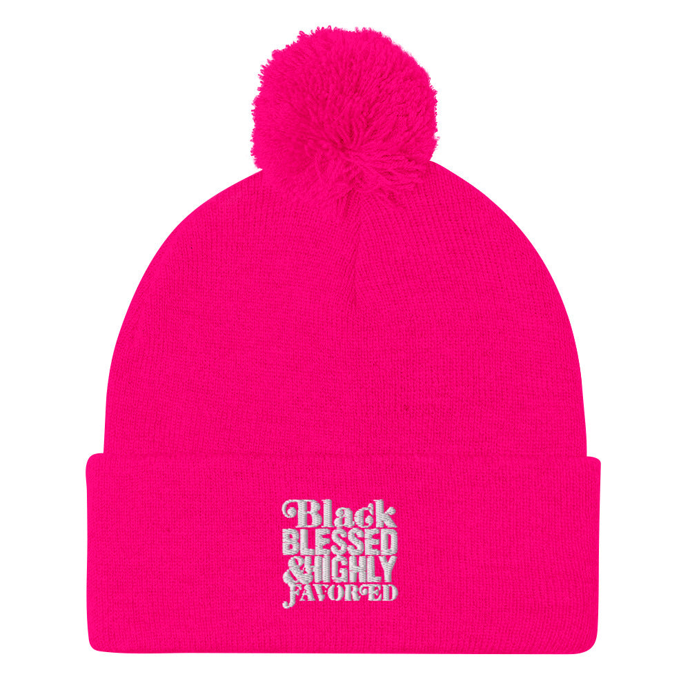 Blessed Pom-Pom Beanie