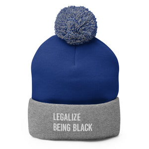 Legalize Being Black Pom-Pom Beanie