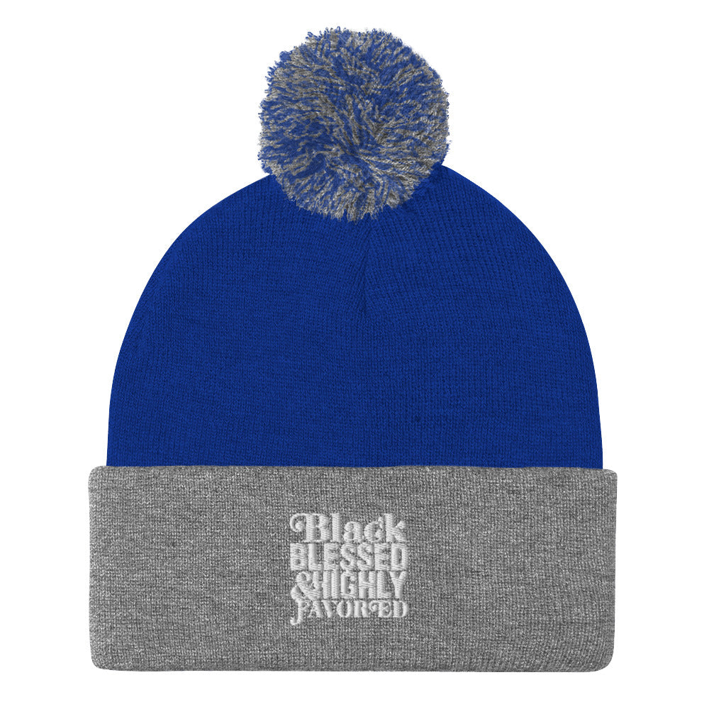 Blessed Pom-Pom Beanie