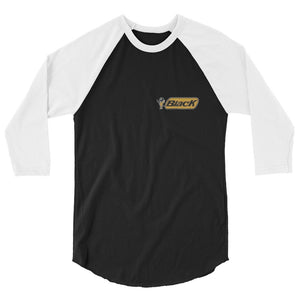 Black 3/4 sleeve raglan shirt