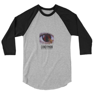 CandyMan 3/4 sleeve raglan shirt