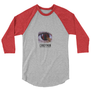 CandyMan 3/4 sleeve raglan shirt