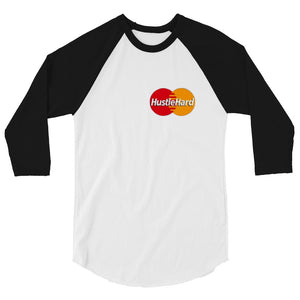 Hustle Hard 3/4 sleeve raglan shirt