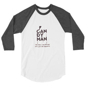 Candy Man 3/4 sleeve raglan shirt
