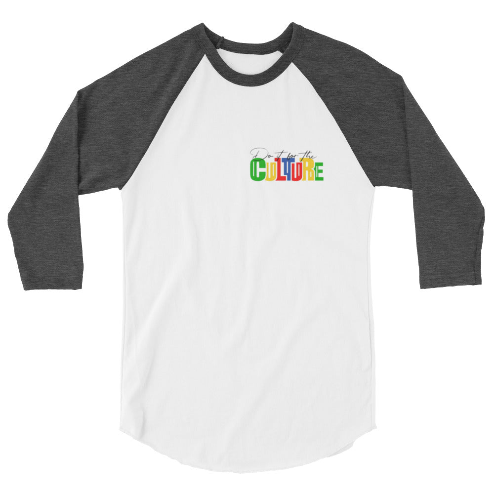 Culture 3/4 sleeve raglan shirt