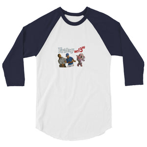 Friday Tha 13th 3/4 sleeve raglan shirt