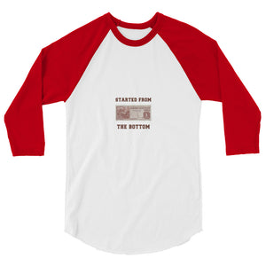 Started 3/4 sleeve raglan shirt