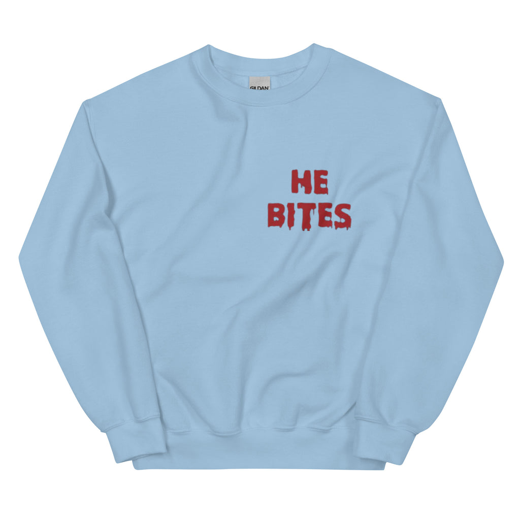 He Bites Unisex Sweatshirt