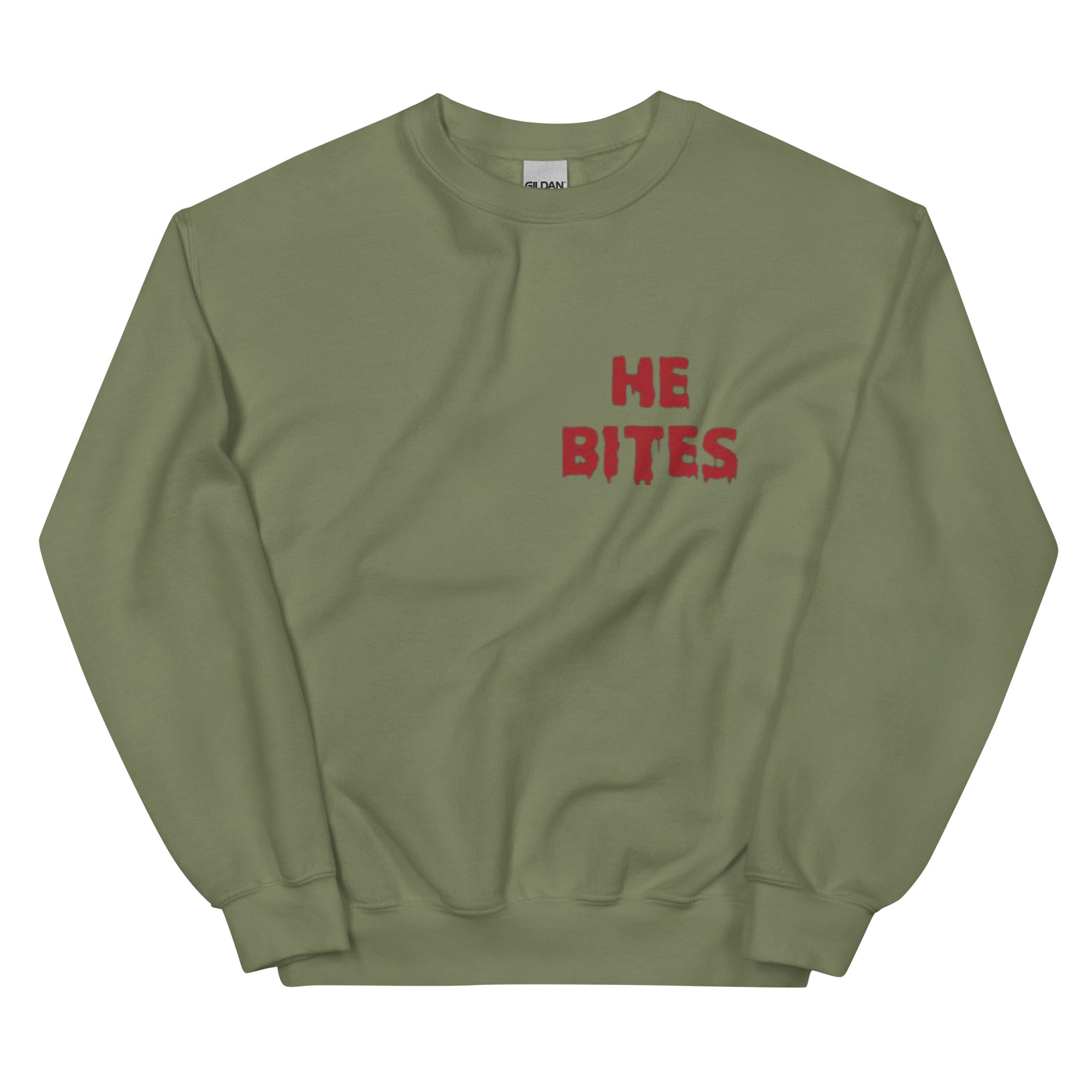 He Bites Unisex Sweatshirt