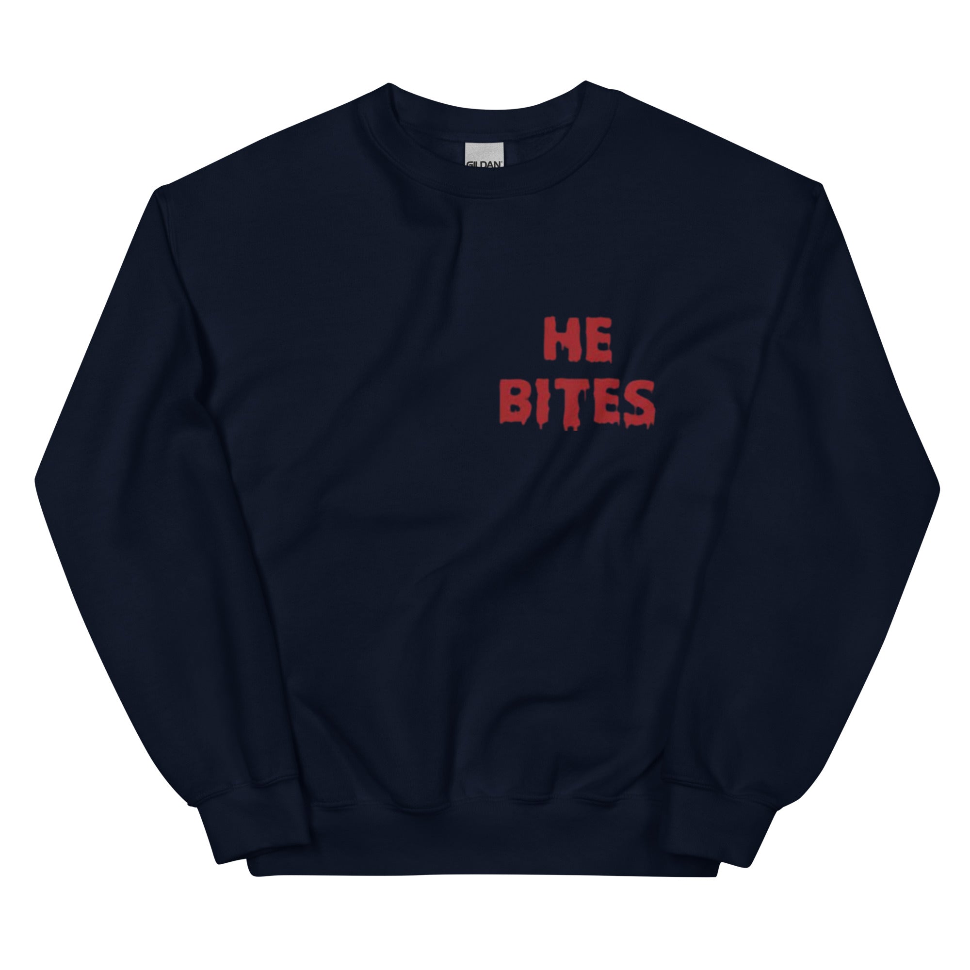 He Bites Unisex Sweatshirt