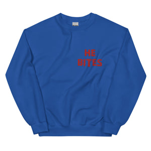 He Bites Unisex Sweatshirt