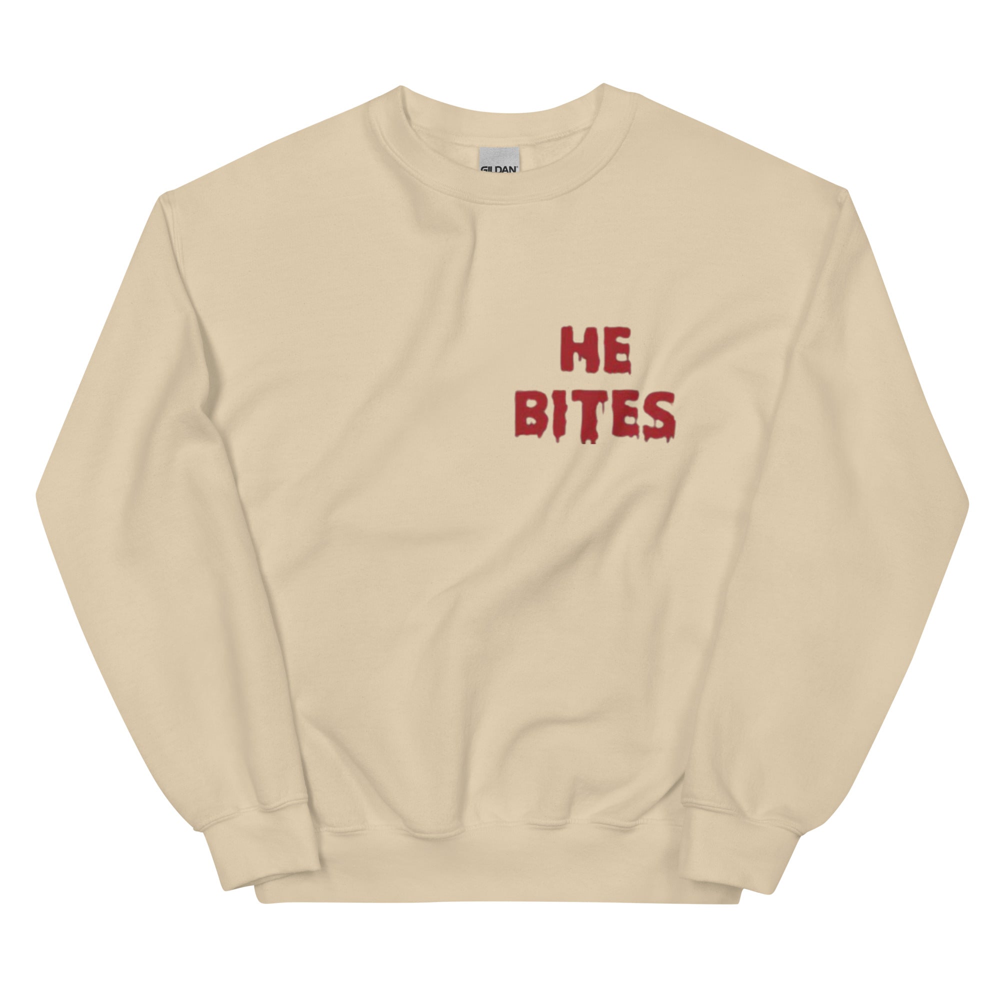 He Bites Unisex Sweatshirt