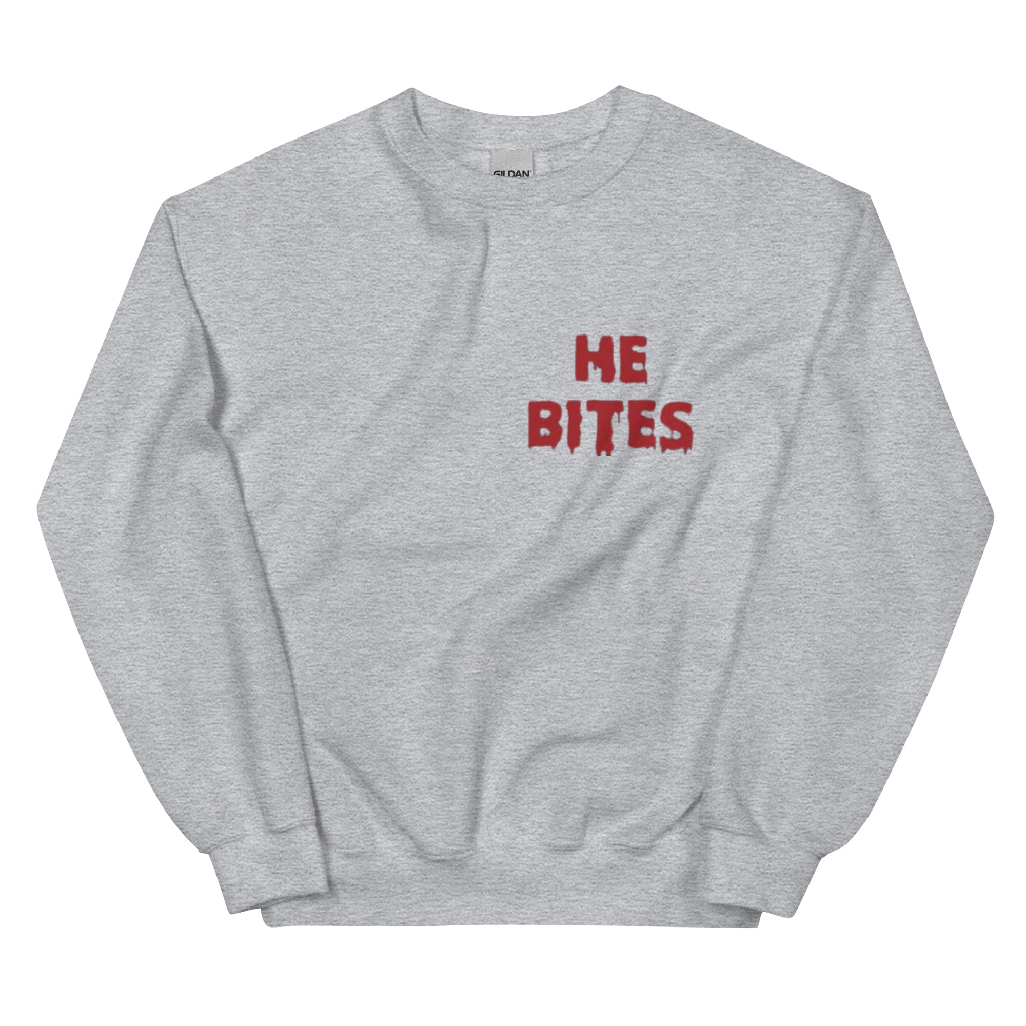 He Bites Unisex Sweatshirt