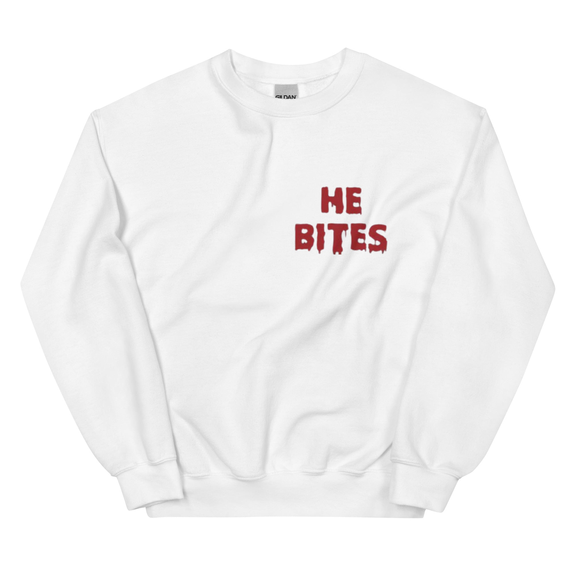 He Bites Unisex Sweatshirt