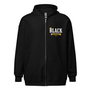 Black Excellence Unisex heavy blend zip hoodie