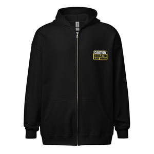 Educated BW Unisex heavy blend zip hoodie