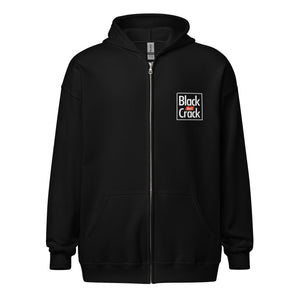 Black Dont Crack Unisex heavy blend zip hoodie