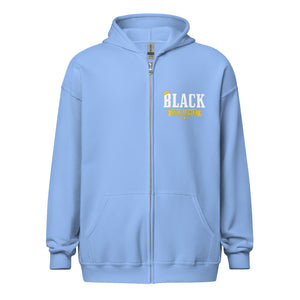 Black Excellence Unisex heavy blend zip hoodie