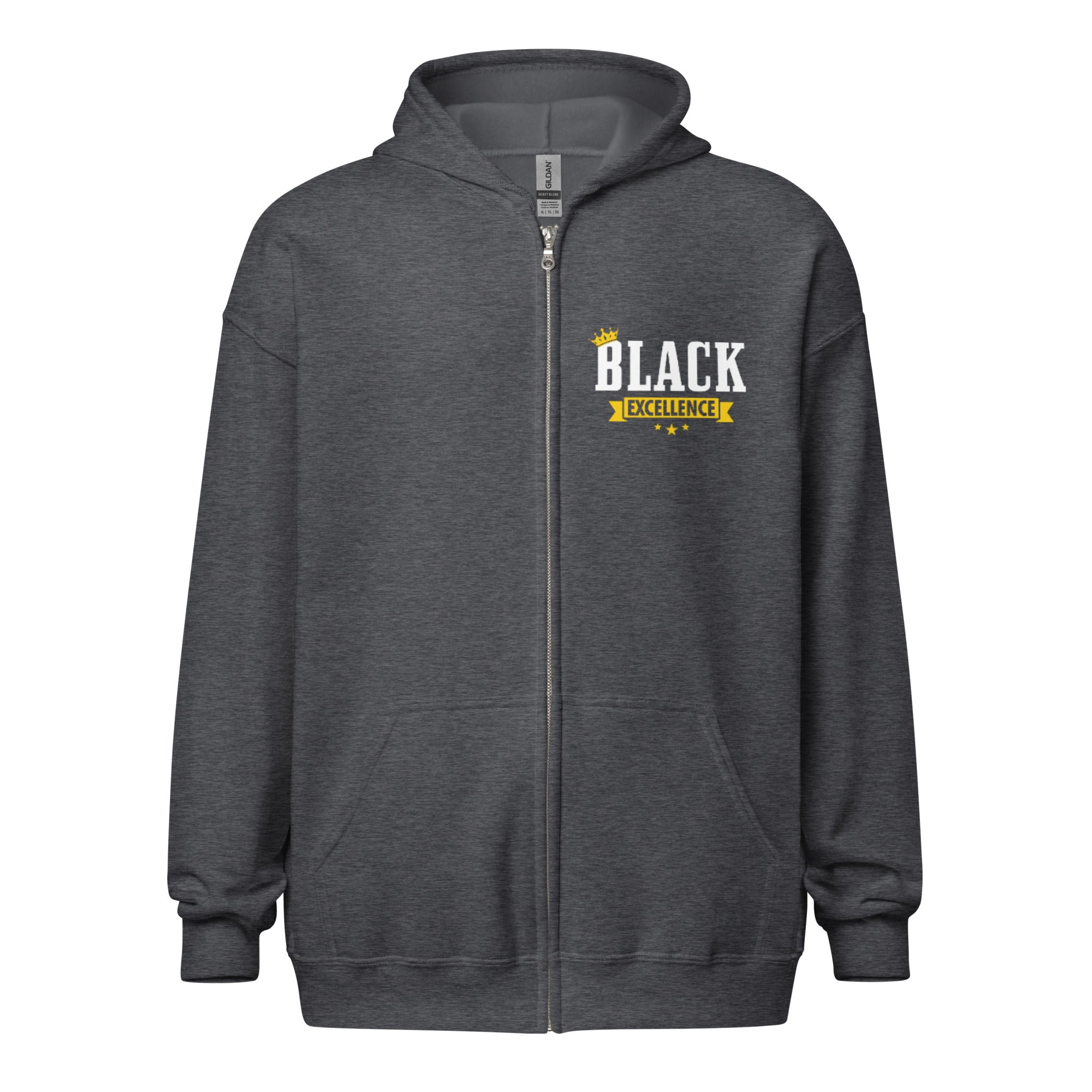 Black Excellence Unisex heavy blend zip hoodie