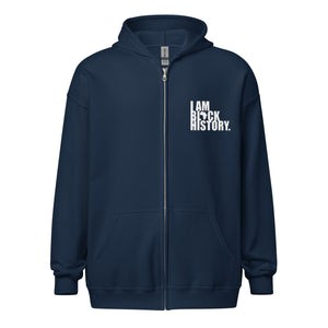 I am History Unisex heavy blend zip hoodie