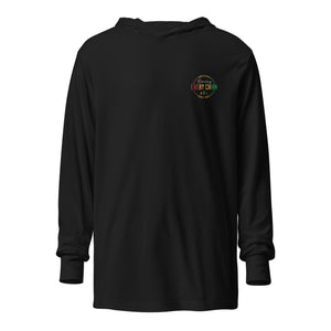 Break Hooded long-sleeve tee