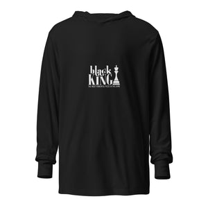 Black King Hooded long-sleeve tee