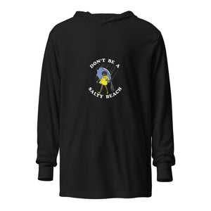 Salty Beach Hooded long-sleeve tee