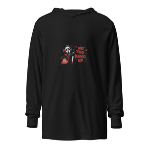 Hang Up Hooded long-sleeve tee