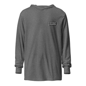 Not Today Hooded long-sleeve tee