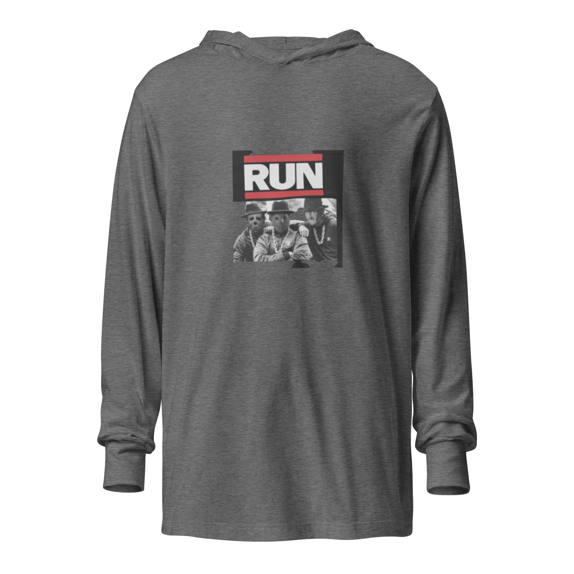 Run Hooded long-sleeve tee