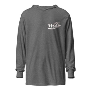 Stay Woke Hooded long-sleeve tee