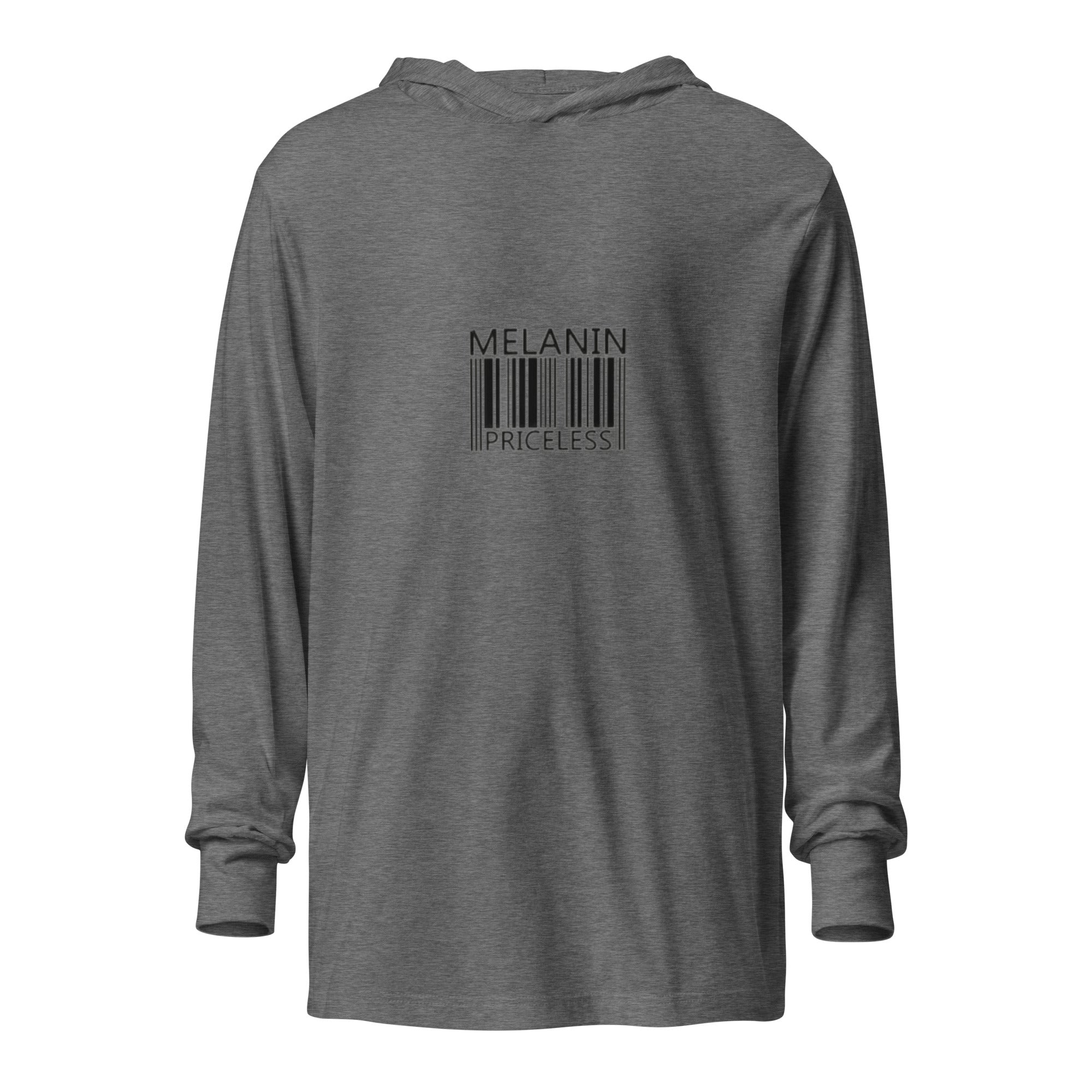 Melanin Hooded long-sleeve tee