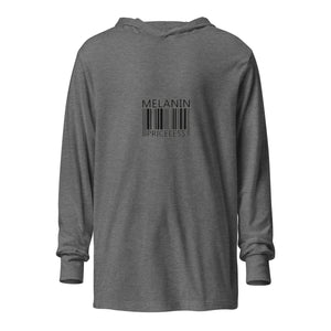 Melanin Hooded long-sleeve tee