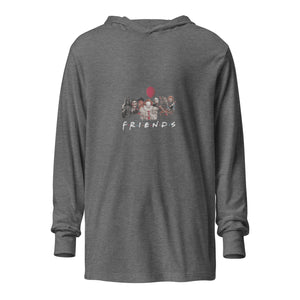 Friends Hooded long-sleeve tee