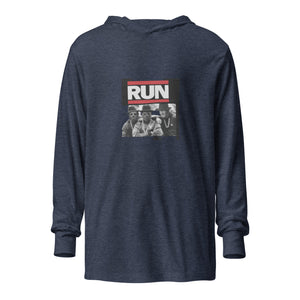 Run Hooded long-sleeve tee