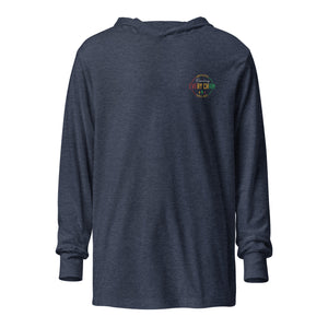 Break Hooded long-sleeve tee