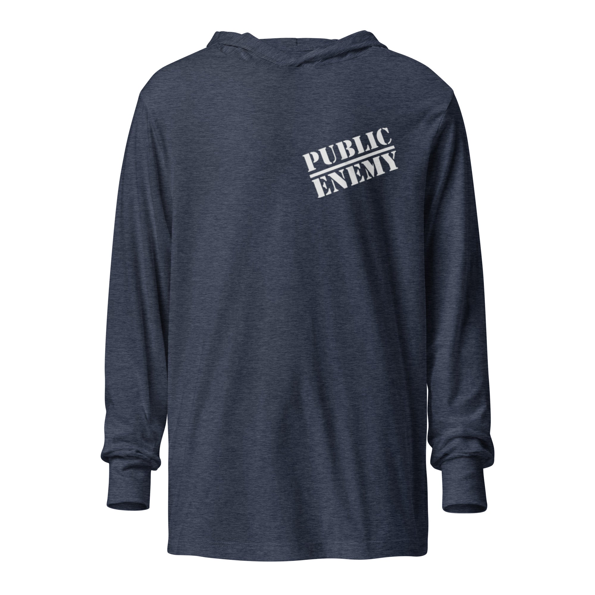 Public Enemy Hooded long-sleeve tee