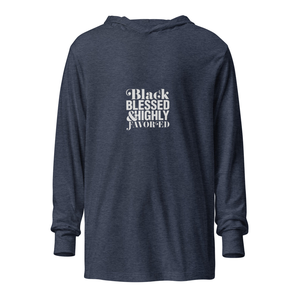 Blessed Hooded long-sleeve tee