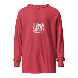 Blessed Hooded long-sleeve tee